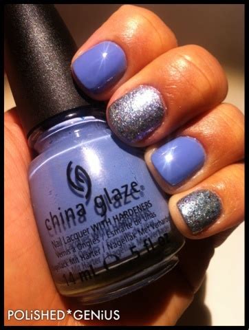 Secret Periwinkle Liquid Crystal China Glaze Periwinkle Lacquer