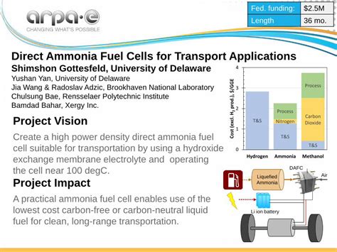 PDF Direct Ammonia Fuel Cells For Transport Applications Kickoff