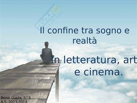 Confine tra sogno e realtà tesina