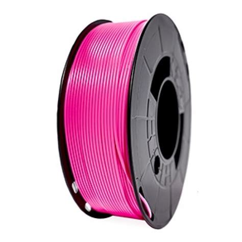 3DWorld Bobina de Filamento PLA Reforzado 1 75mm Rosa Neón 1Kg