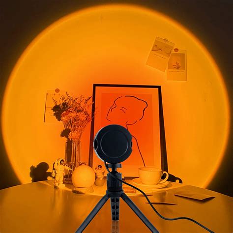 Lampe Coucher De Soleil Sunset Lamp Couleur Lampe De Projection