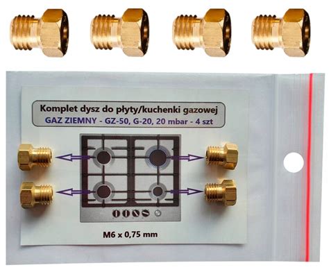 Dysze Kuchenki Gazowej Gaz Ziemny GZ 50 Amica Beko Sklep Opinie