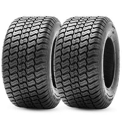 Set 2 20x10 8 Lawn Mower Tires 4Ply Heavy Duty 20x10x8 Garden Tractor