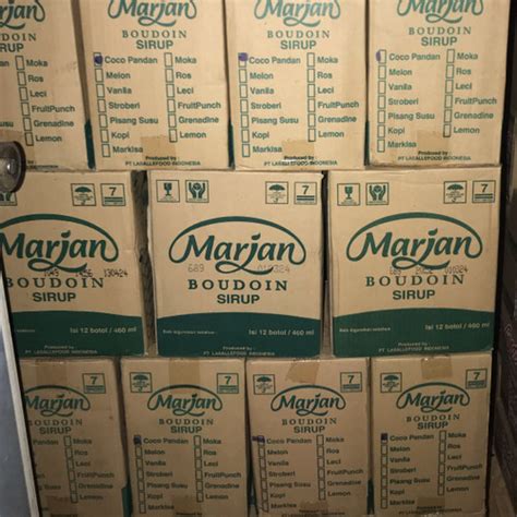 Jual Sirup Marjan Ml Cocopandan Melon Dus Isi Botol