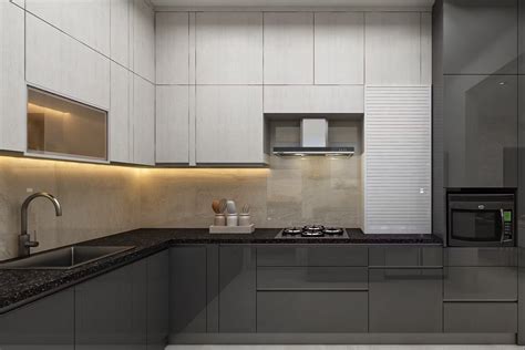 Wooden Modern L Shape Modular Kitchen At Rs Sq Ft In Sas Nagar