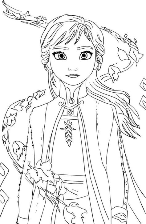 Coloriage Anna de La Reine des Neiges - télécharger et imprimer gratuit ...