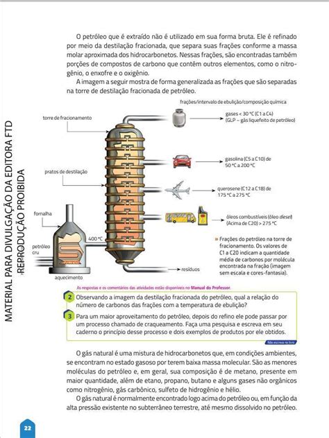 Destilacao Fracionada Do Petroleo - 2) observando a imagem da destilação fracionada do petróleo qual a ...