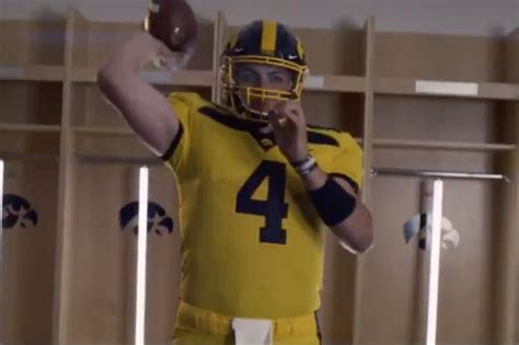 LOOK: Iowa Football Unveils Throwback Uniforms - Black Heart Gold Pants