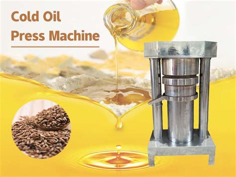 Cold Oil Press Machine Hydraulic Oil Press Machine Taizy Food Machine