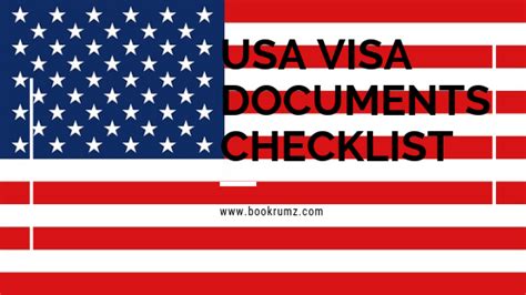 USA Visa Documents Checklist