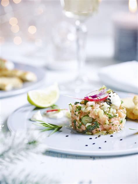 Feestelijke Voorgerechten Met Zalm Libelle Lekker