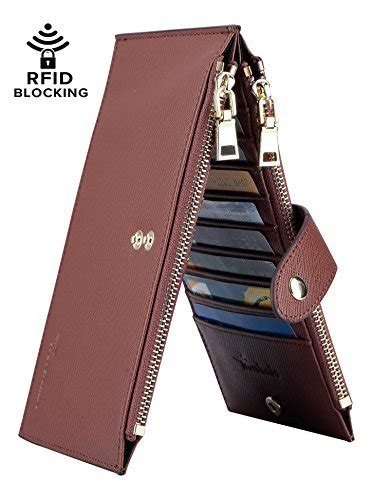 Travelambo Womens Walllet Rfid Blocking Bifold Multi Card Case Wallet