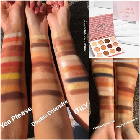 Comparison Swatches Of The 3 Colourpop Neutral Palettes Including The