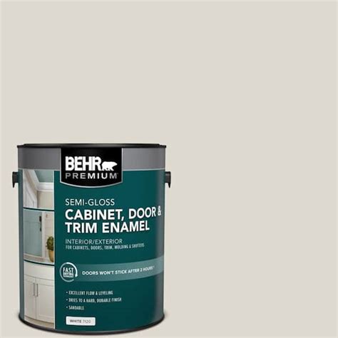 Behr Premium Gal Mq Ginger Sugar Semi Gloss Enamel Interior