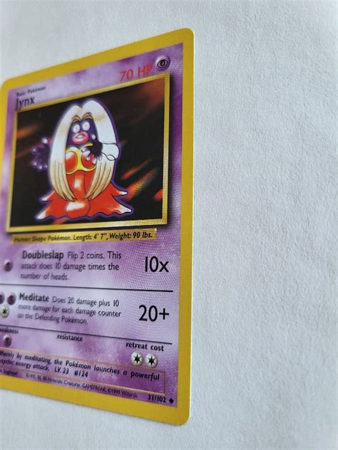 Pok Mon Tcg Jynx Base Set Regular Unlimited Uncommon Ebay