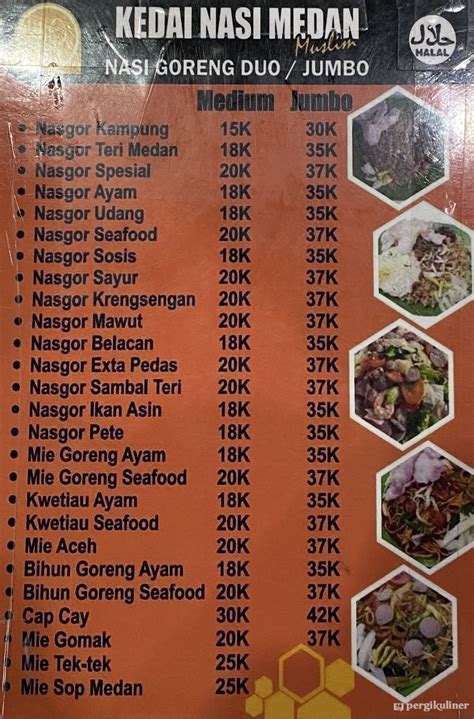 Selalu Diperbarui Menu Nasi Goreng Duo Jumbo Kedai Nasi Medan