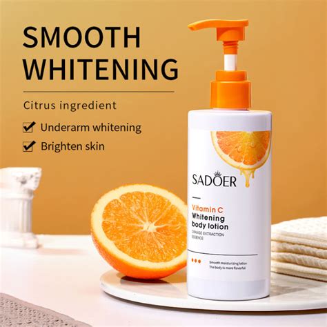 Rorec Sadoer Vitamin C Whitening Body Lotion Fresh Orange Essence