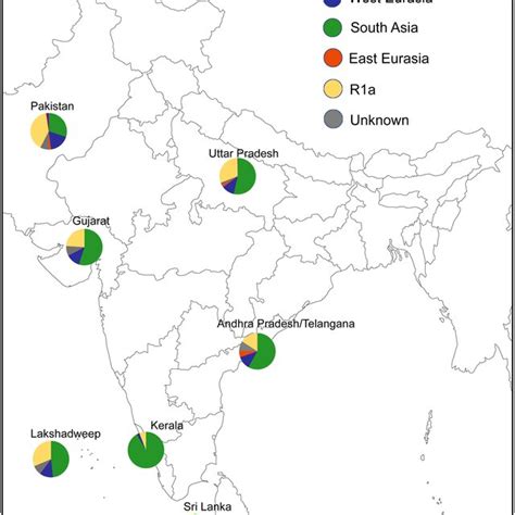 The Spatial Distribution Of Regional Paternal Components In Lakshadweep Download Scientific