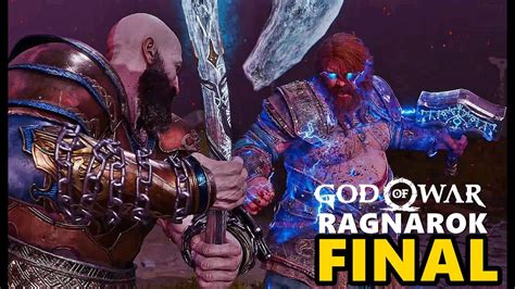 GOD OF WAR RAGNAROK O EMOCIONANTE FINAL DESCULPE PELO FIM YouTube