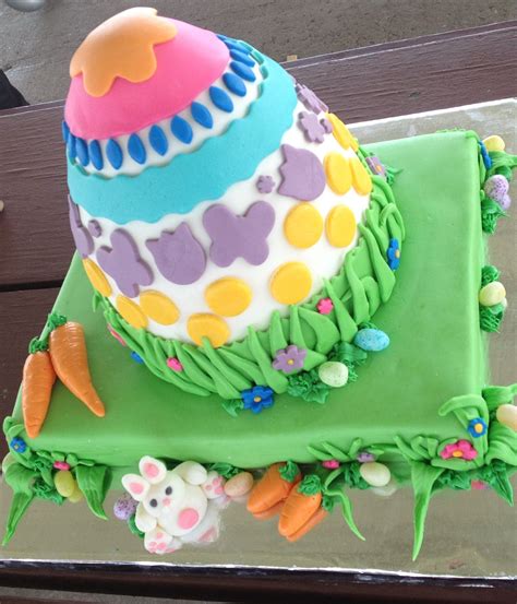 Easter Egg Fondant Cake | Fondant cakes, Cake, Fondant cake