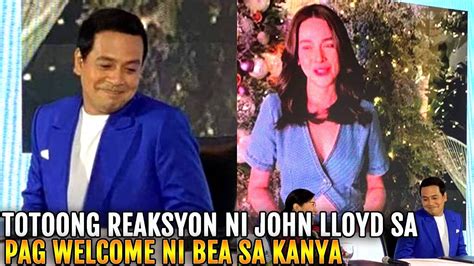 Totoong Reaksyon Ni John Lloyd Cruz Sa Pag Welcome Ni Bea Alonzo Sa