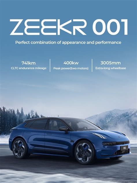 China Zeekr Long Range Km Comfortable And Luxury Auto Electric