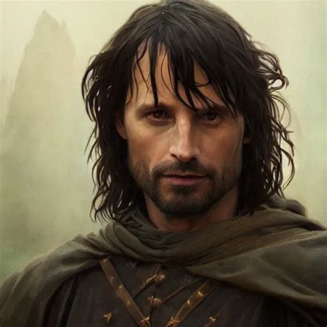 A Portrait Of Aragorn Cinematic Lighting Stable Diffusion Openart