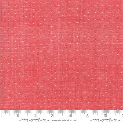 Moda Fabric Wovens Bonnie Camille Dot Red Etsy