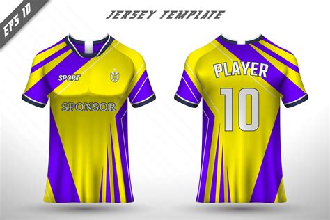 Soccer Jersey And T Shirt Mockup Vector Design Template 3475758 Vector