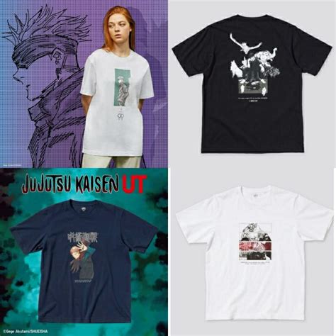 Uniqlo Jujutsu Kaisen Jjk Ut Graphic T Shirt Manga T Shirt Anime Jutsu