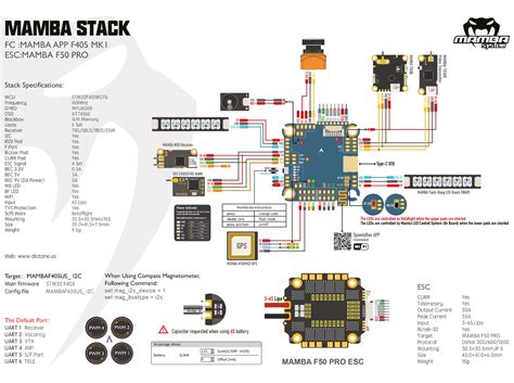 Mamba F App Mk Flight Controller Original Diatone