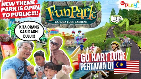 Vlog FunPark Skyline Luge Gamuda Gardens First In Malaysia