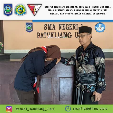 Pelepasan Siswa Dalam Kegiatan Kemah Pramuka Penegak Raimuna Daerah Ntb