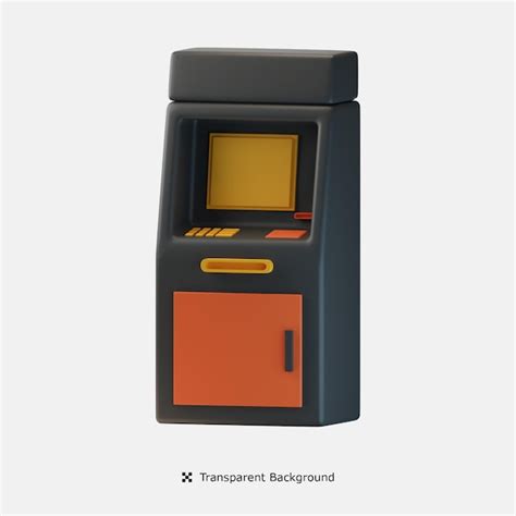 Premium PSD Atm Machine 3d Icon Illustration