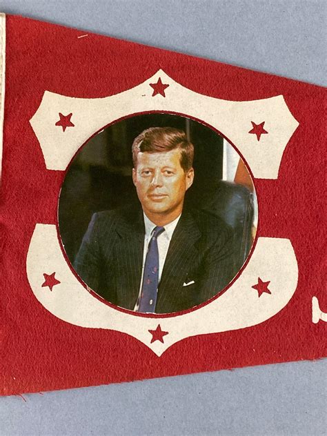 Sold Price John F Kennedy Presidential Campaign Pennant Invalid