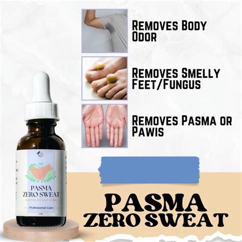 Premium Pasma Zero Sweat Natural Organic By Ginhawa Herbs Pasmagone