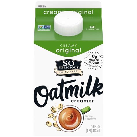 So Delicious Dairy Free Original Oatmilk Creamer (16 oz) - Instacart