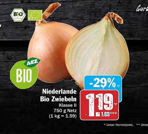 Niederlande Bio Zwiebeln Angebot Bei AEZ 1Prospekte De