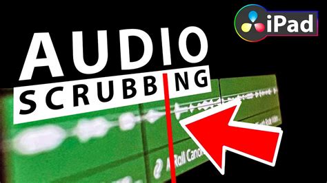 How To Turn ON OFF Audio Scrubbing In DaVinci Resolve IPad YouTube