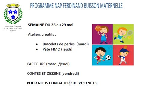 Parents D L Ves Cole Ferdinand Buisson Programme Nap Maternelle Du