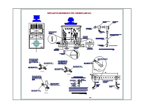 Transformador De Kva De Potencia En Autocad Librer A Cad