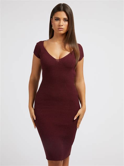 Essential Lynx Midi Sweater Dress Guess Philippines