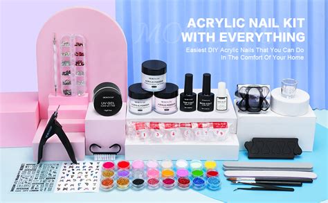 Morovan Acrylic Nail Kit Acrylic Nail Powder Kit For