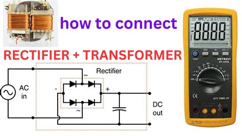 How To Connect Rectifier With Transformer Manoj Youtube