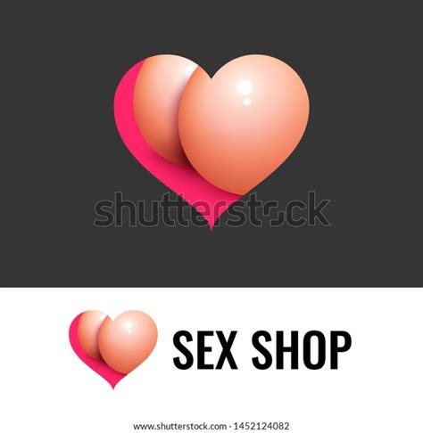 Sex Shop Logo Sexy Bum Pink Stock Vector Royalty Free Shutterstock