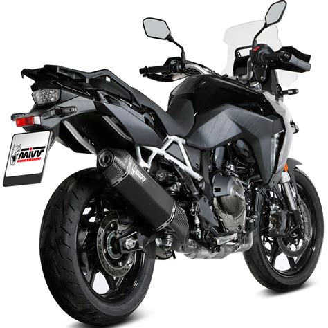 Escape Mivv Speed Edge Negro Suzuki V Strom 800 De 23 Nilmoto