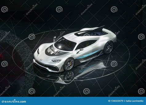 Mercedes Amg Project One Sports Car Showcased At The Iaa Mobility 2021 Motor Show In Munich