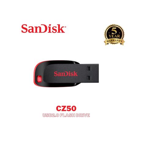 Sandisk Cruzer Blade Cz50 Usb 20 Flash Drive 16gb 32gb 64gb