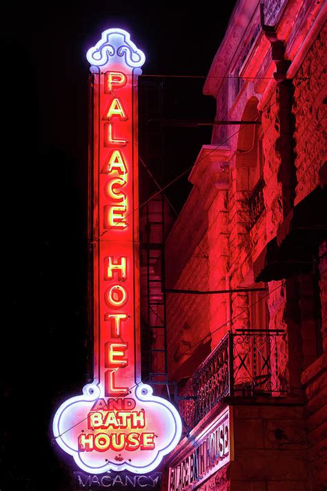 Palace Hotel Neon Sign Photograph By Steven Bateson Fine Art America