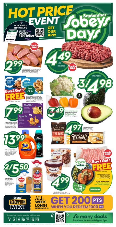 Sobeys Atlantic Flyer September 7 To 13